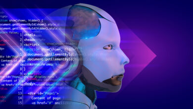 Using ChatGPT interface on a laptop for AI writing tasks